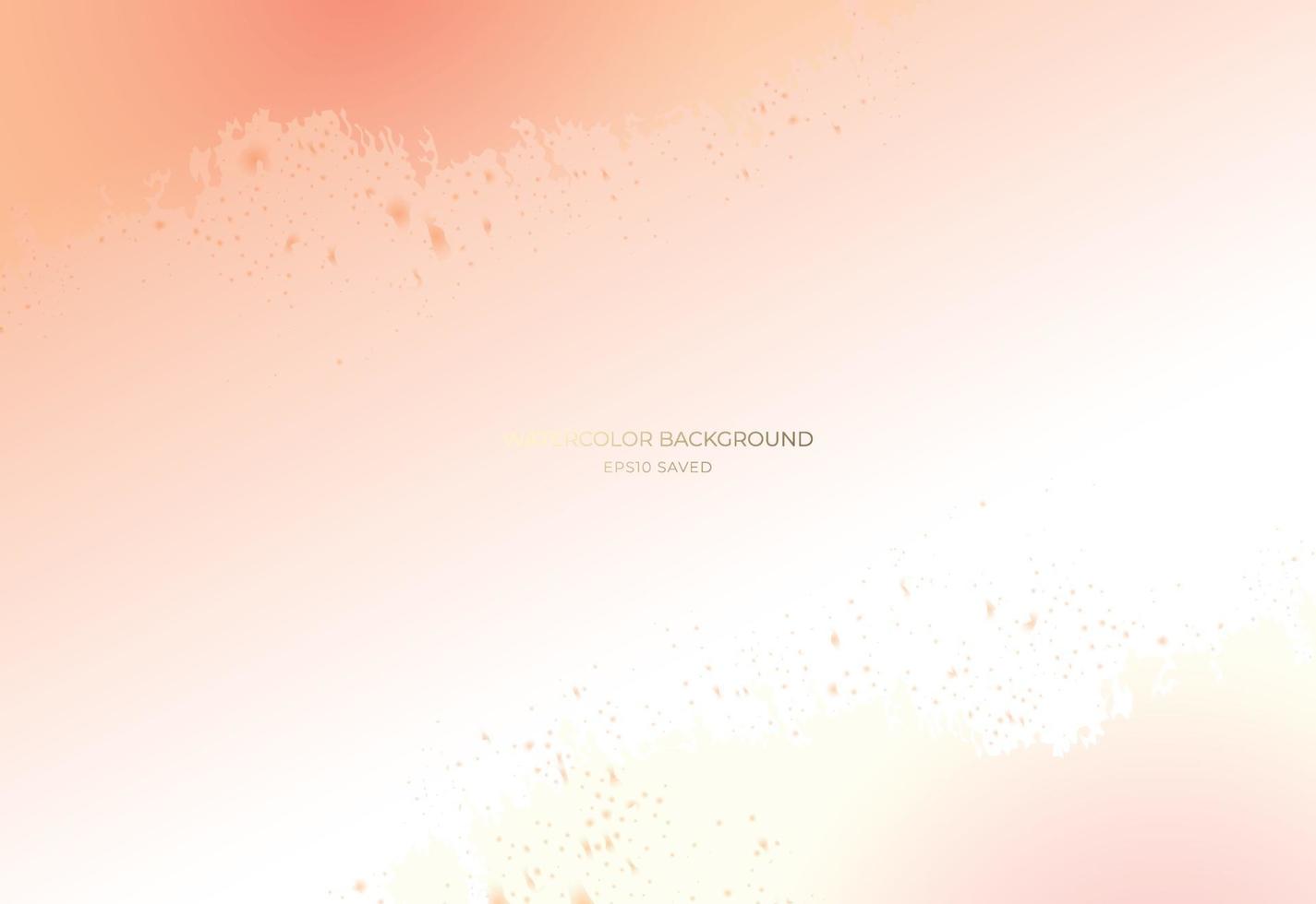 Abstract pastel watercolor for background. vector