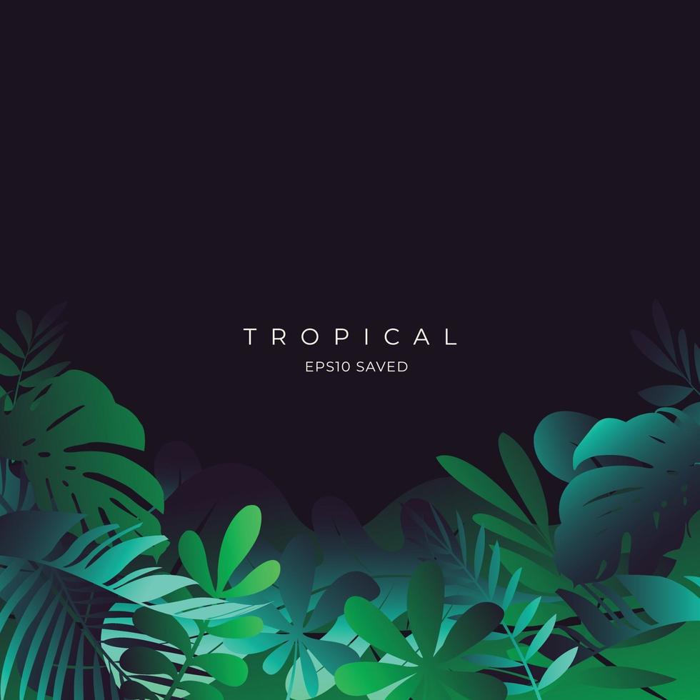 summer background, tropical summer vector