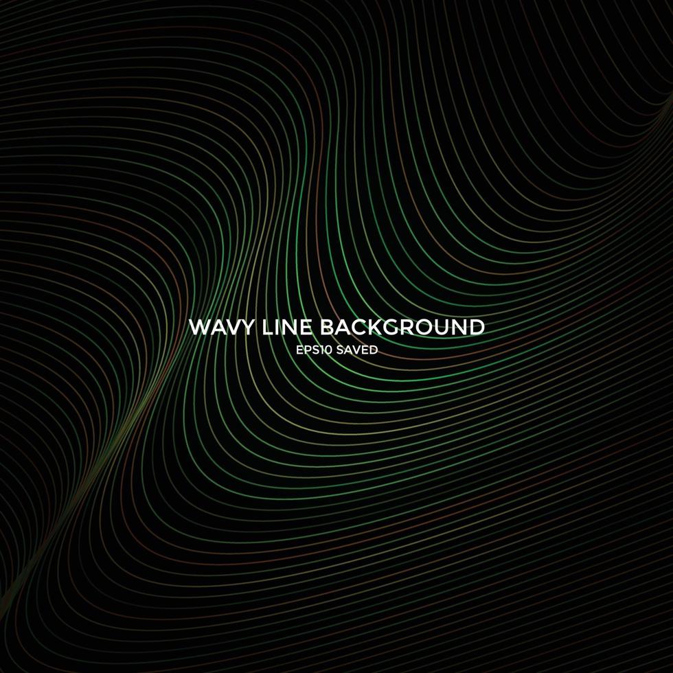 wavy line background, abstract line pattern vector