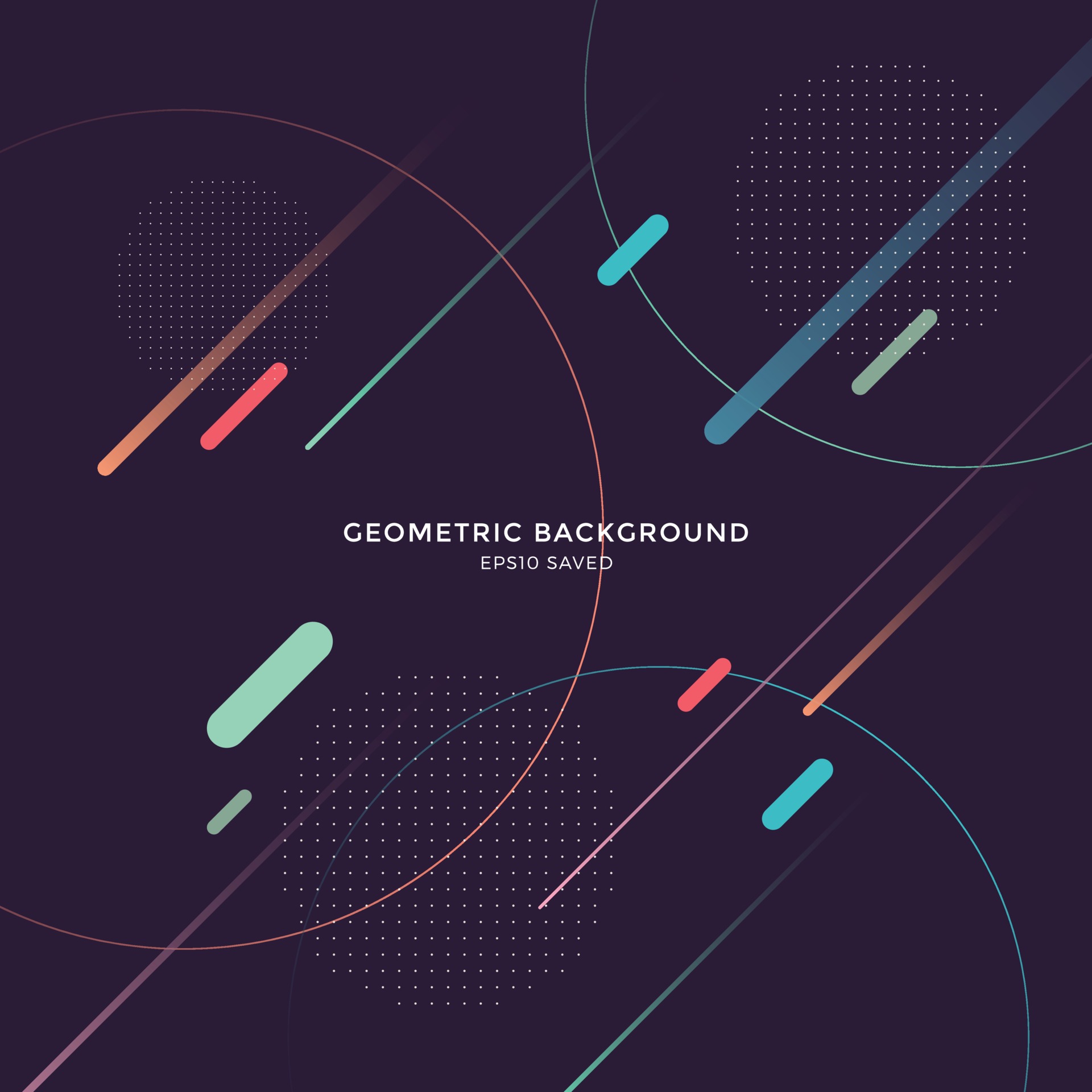 Abstract geometric pattern design, modern shapes 3143908 Vector Art at