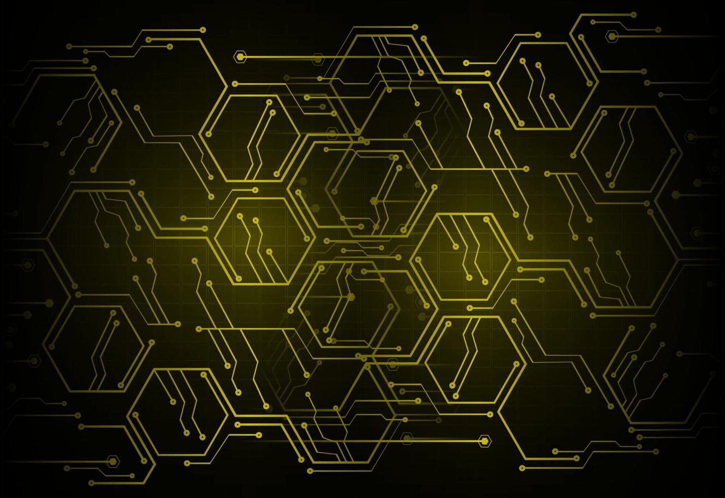 cyber circuit future technology concept background vector