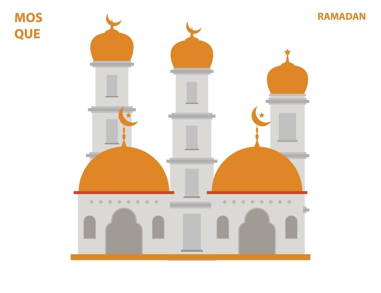 mosque vector design free download