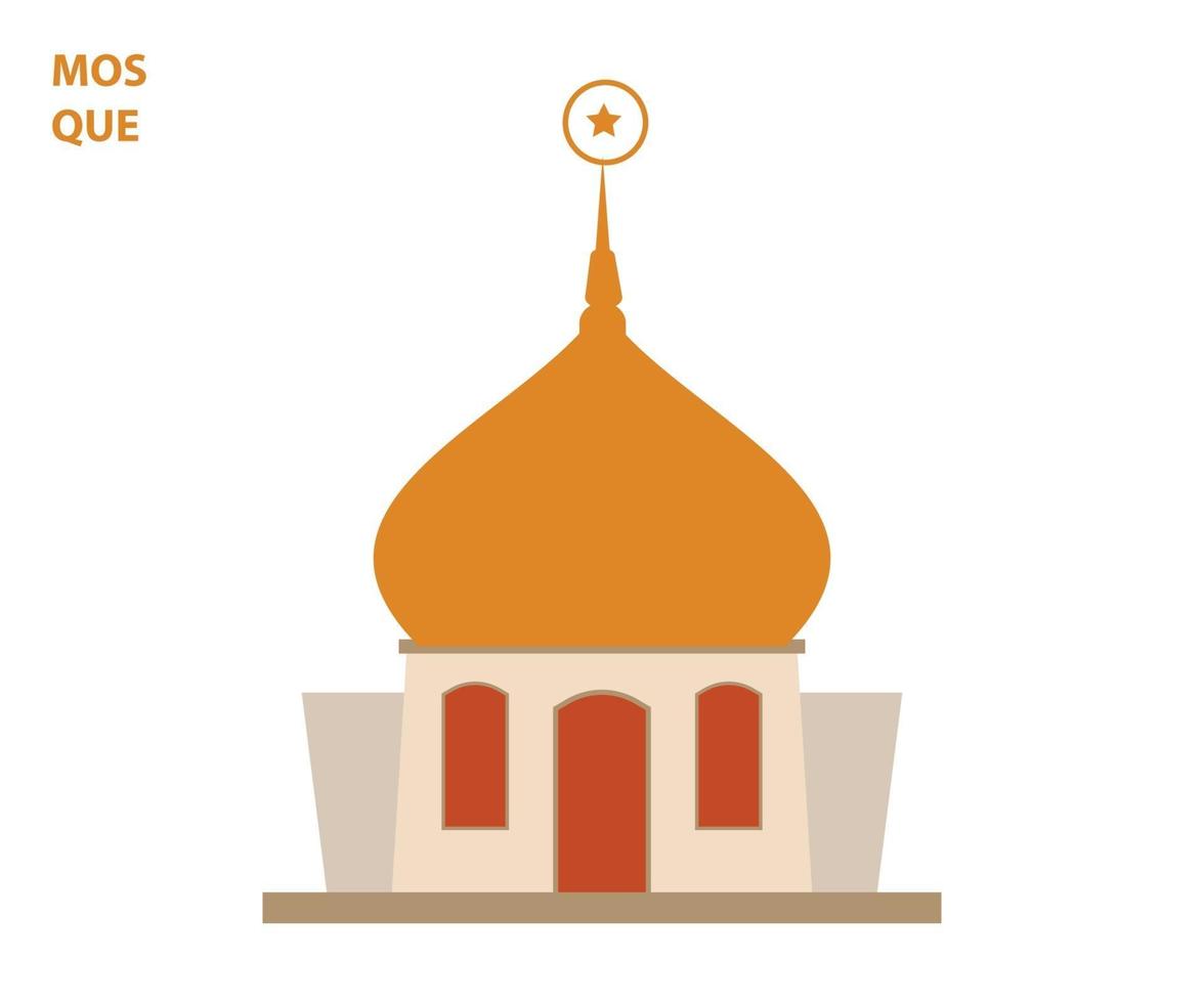 mosque vector design free download