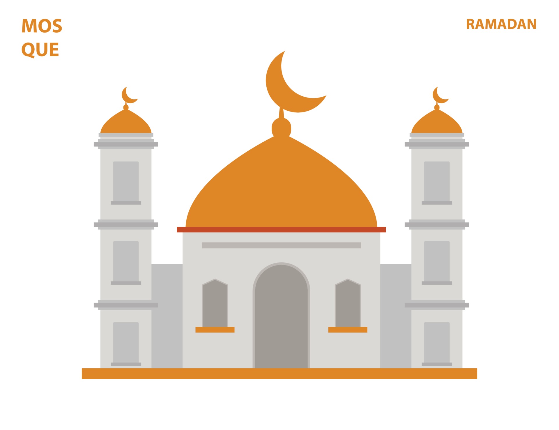 mosque vector design free download 3144102 Vector Art at Vecteezy