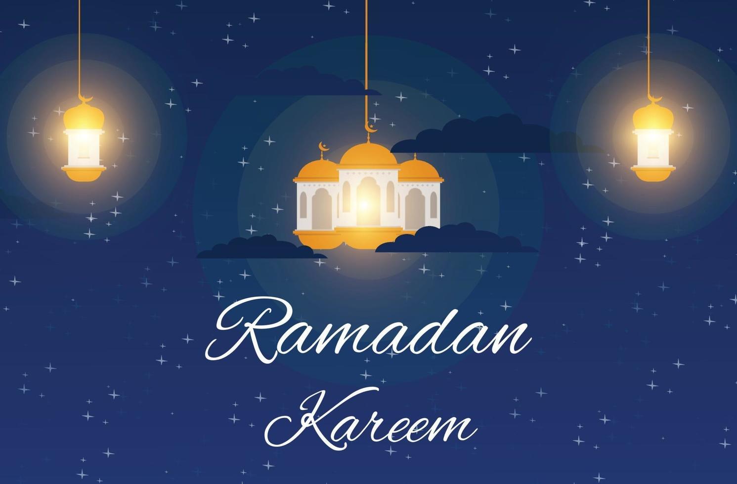 background islamic ramadan kareem vector design free download