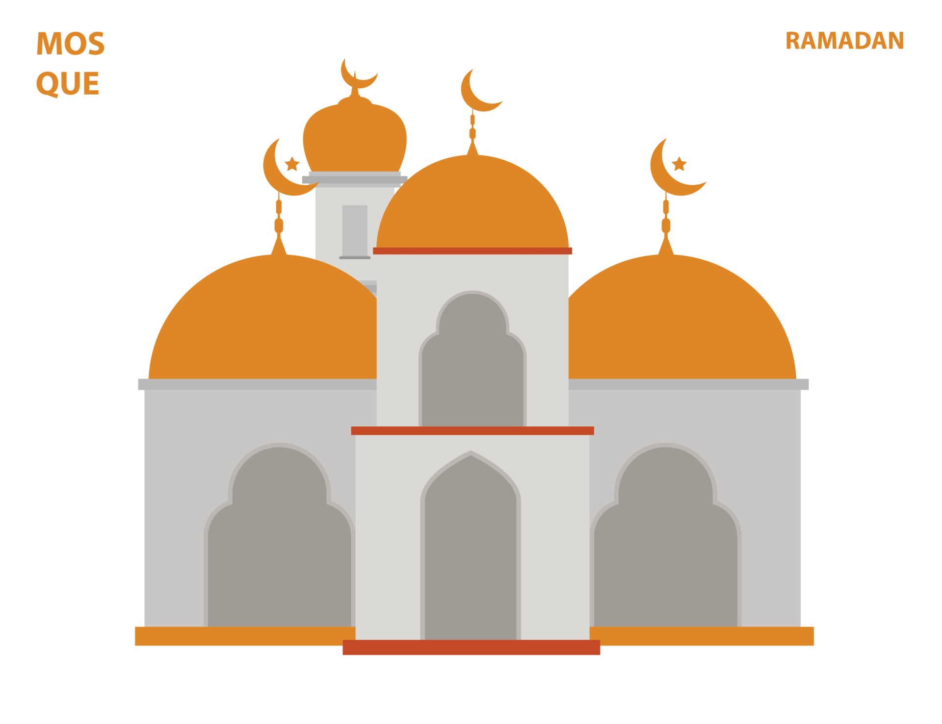 mosque vector design free download 3144177 Vector Art at Vecteezy
