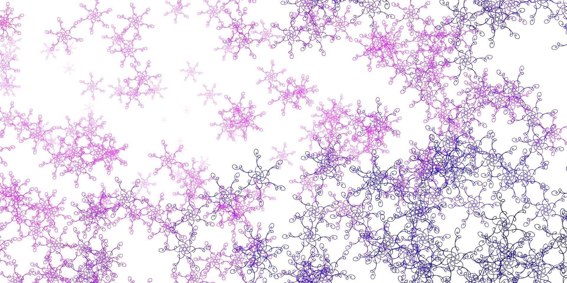 Light Purple, Pink vector texture with curves.