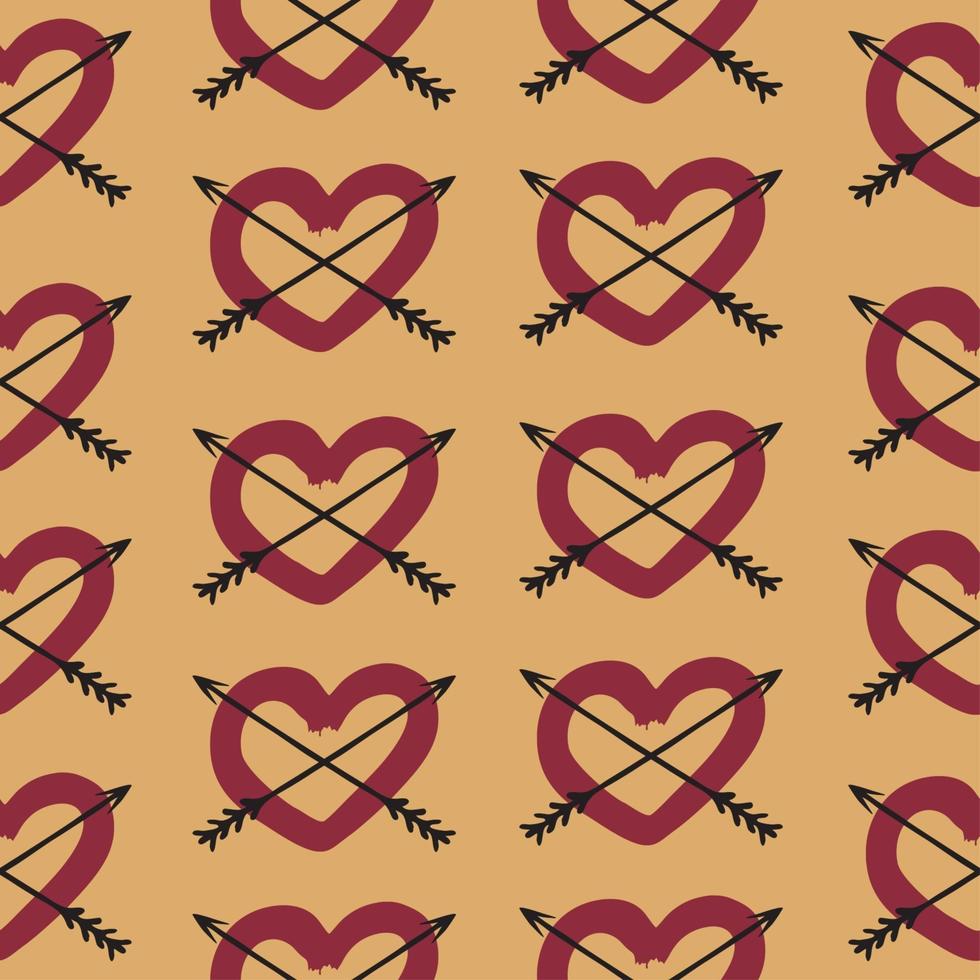 Love seamless pattern vector