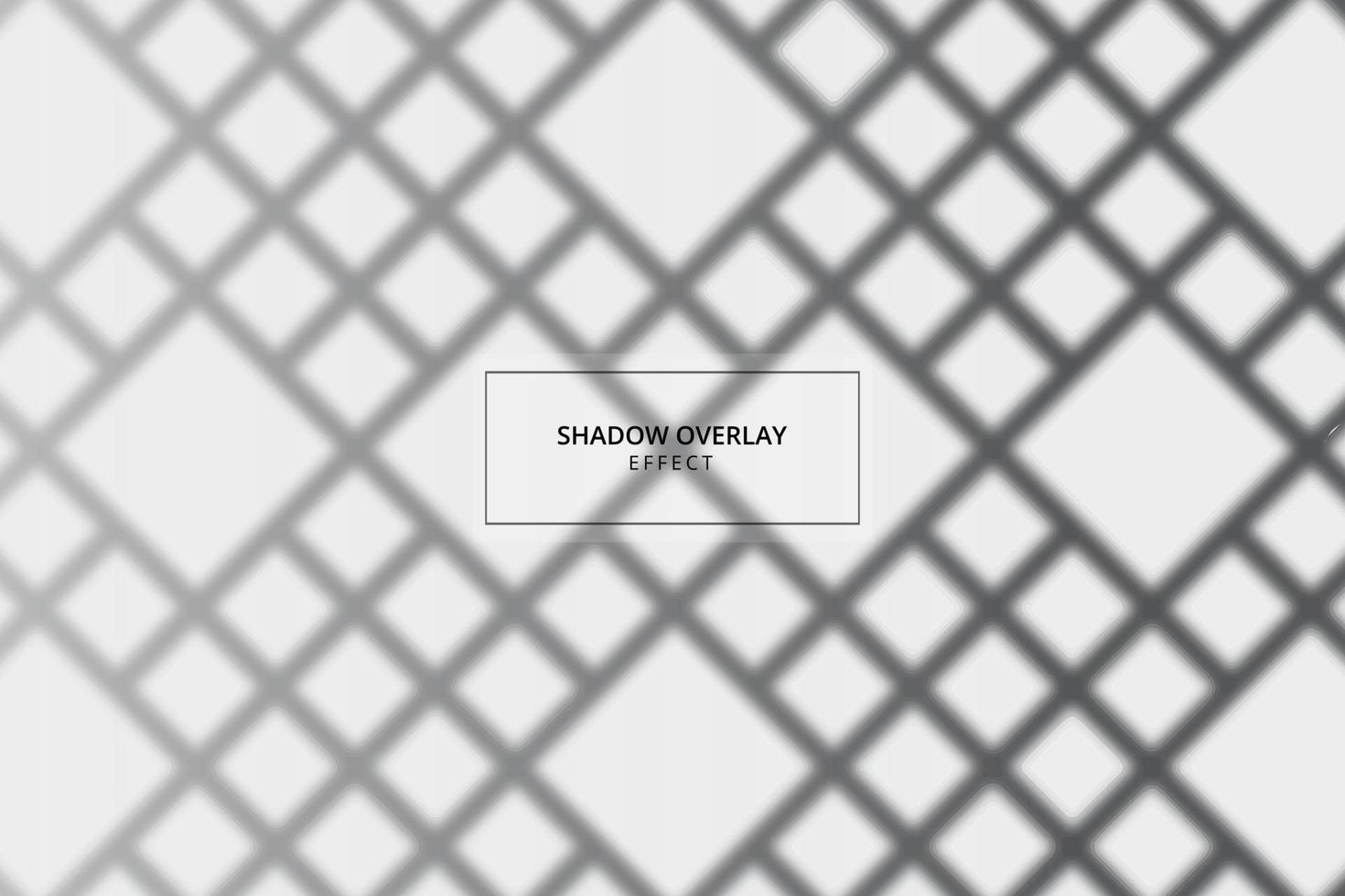 Window shadow overlay effect on gray background vector
