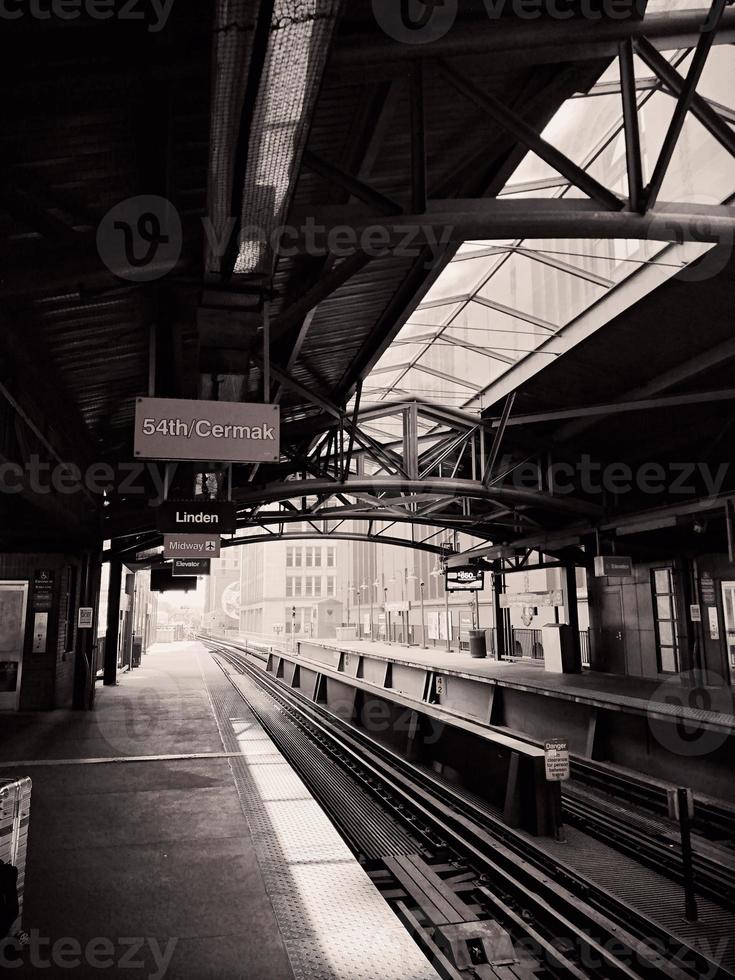 Train station Chicago photo