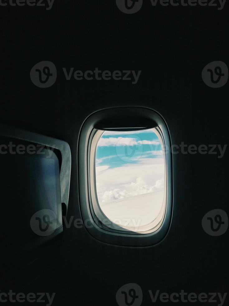 Airplane Window to see the clound photo