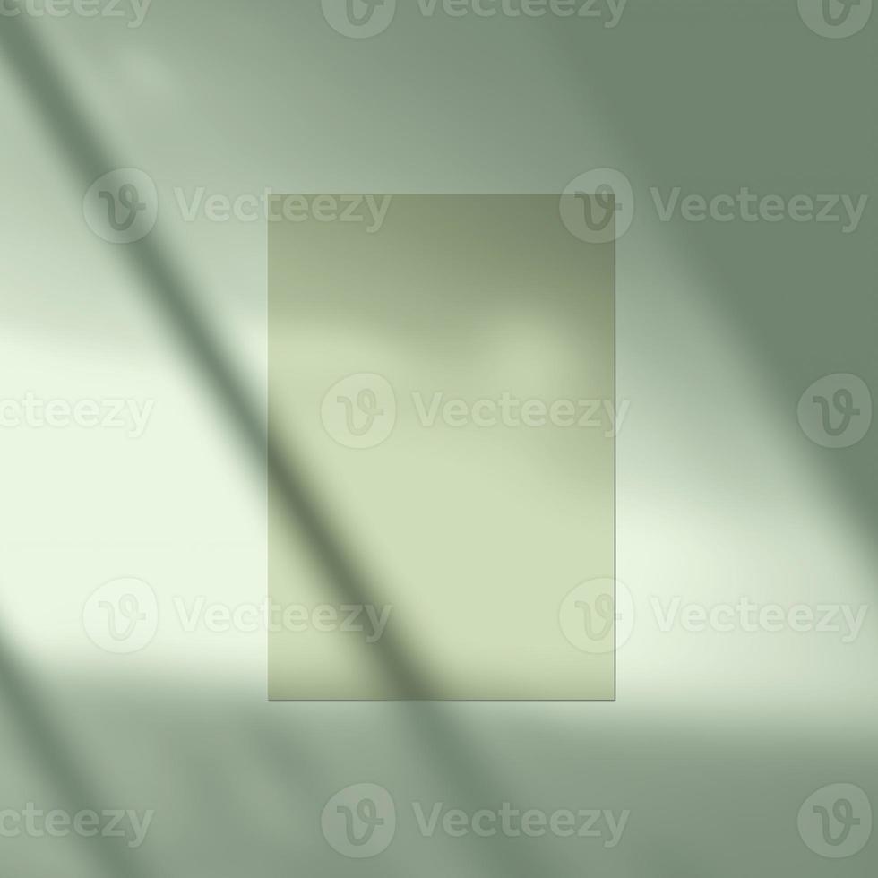 3d rendering, shadow overlay effect, various mockup. photo