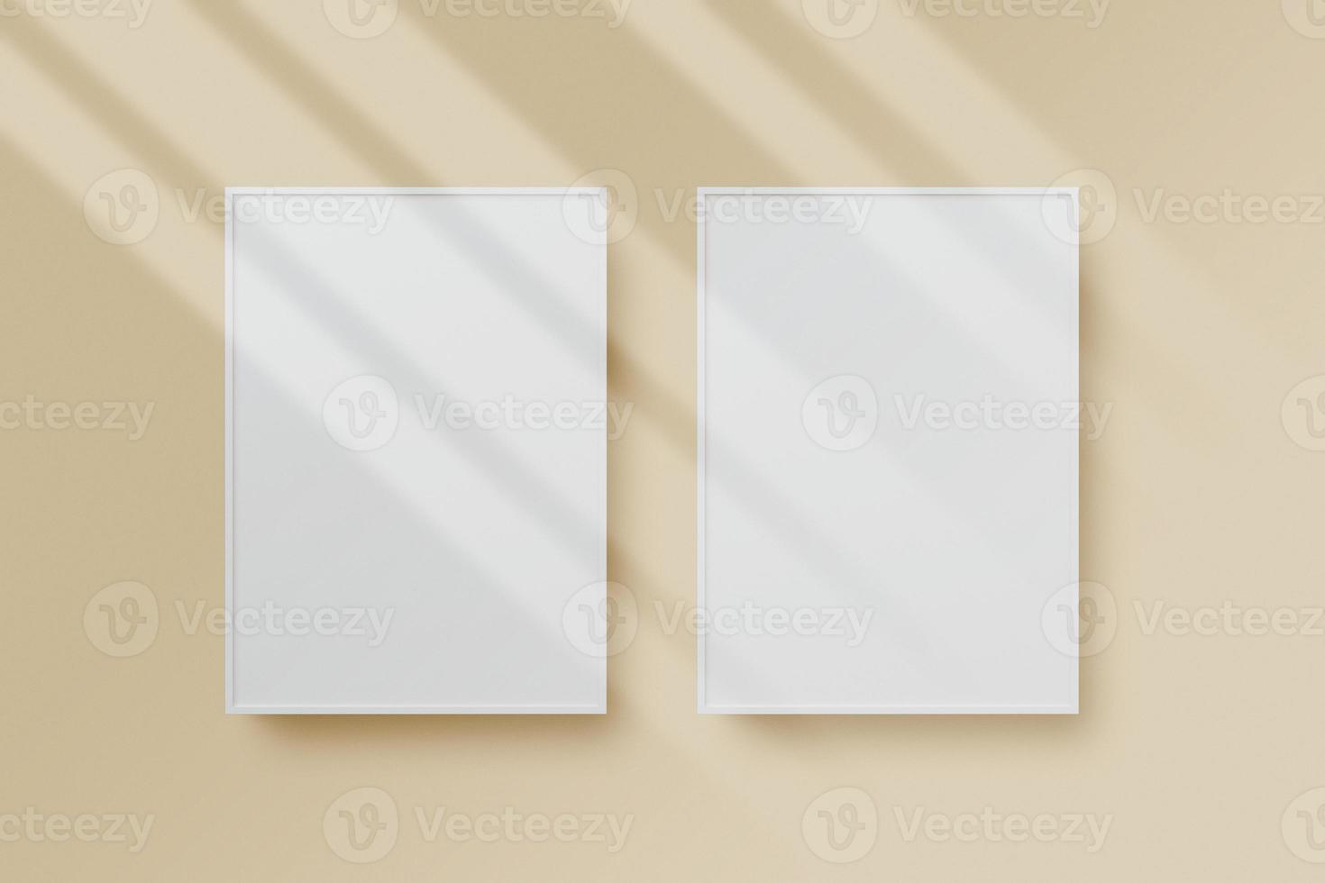 3d rendering, shadow overlay effect, various mock-ups photo