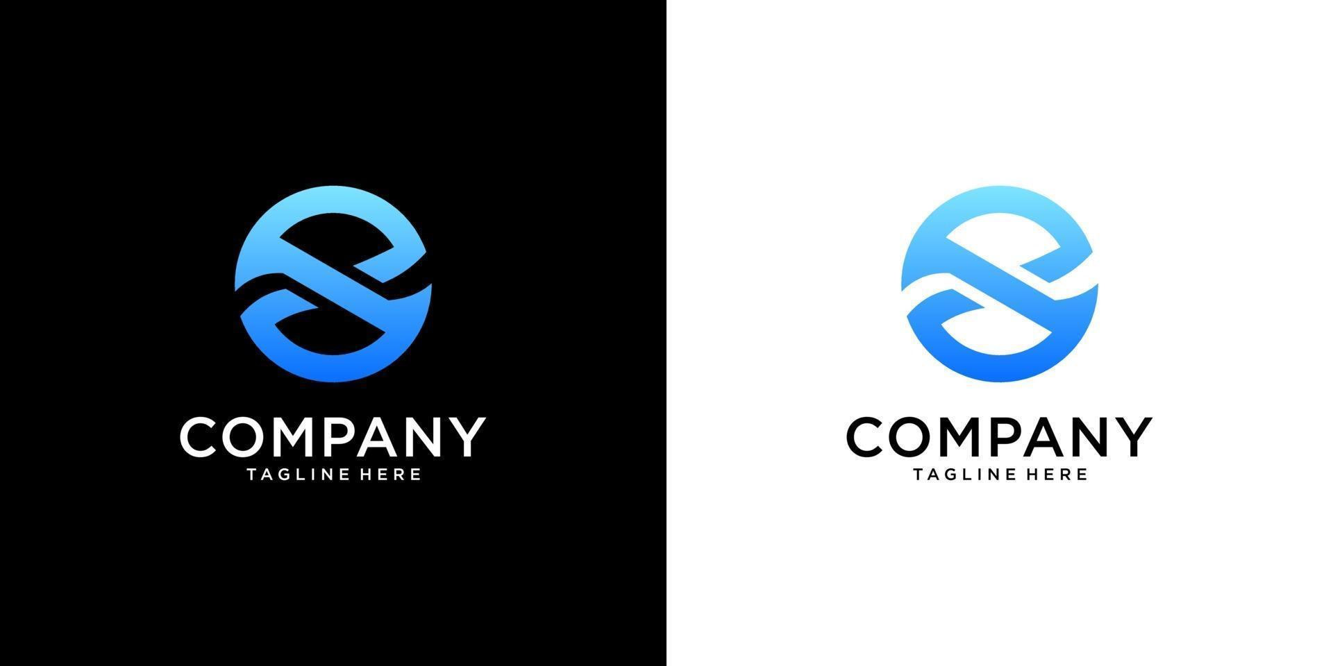 letter s logo design vector