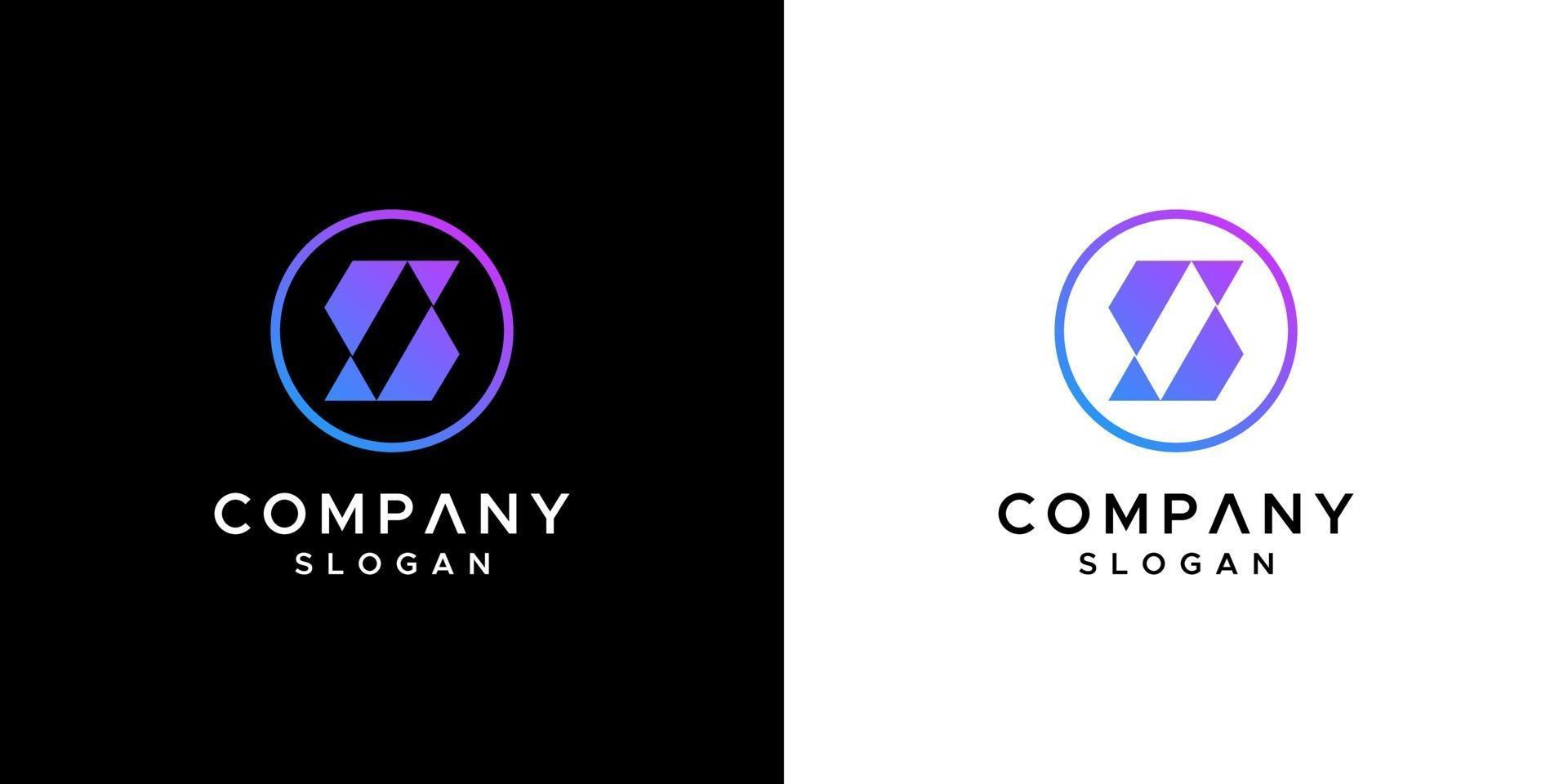 vector de diseño de logotipo letra s