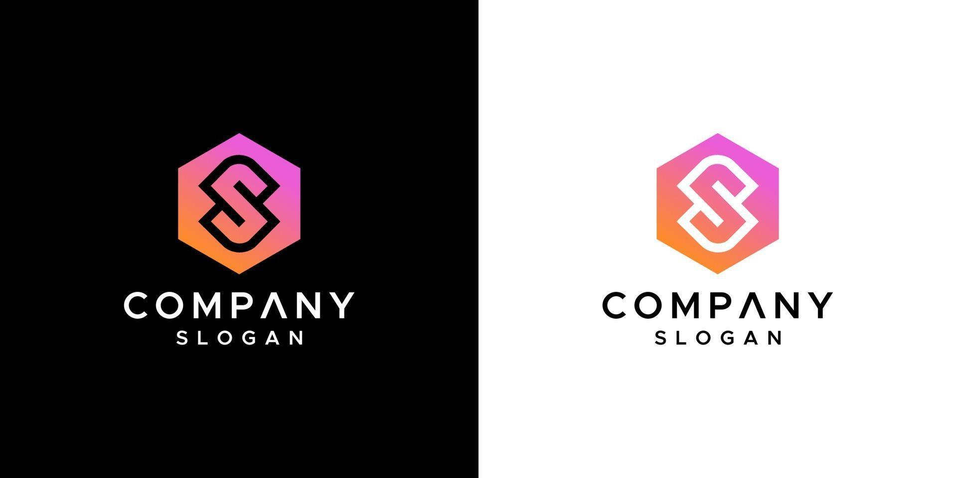 vector de diseño de logotipo letra s