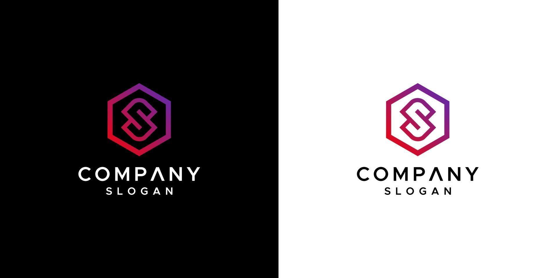 letter s logo design vector