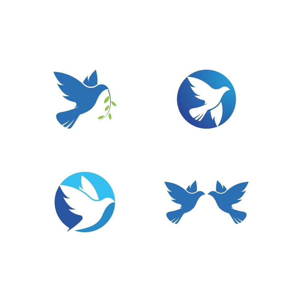 Dove Logo Template vector