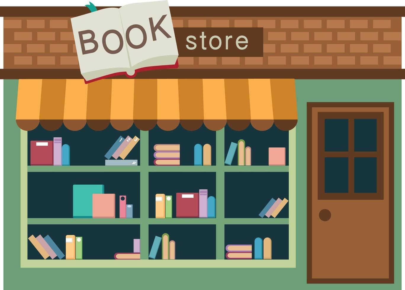 book store vector