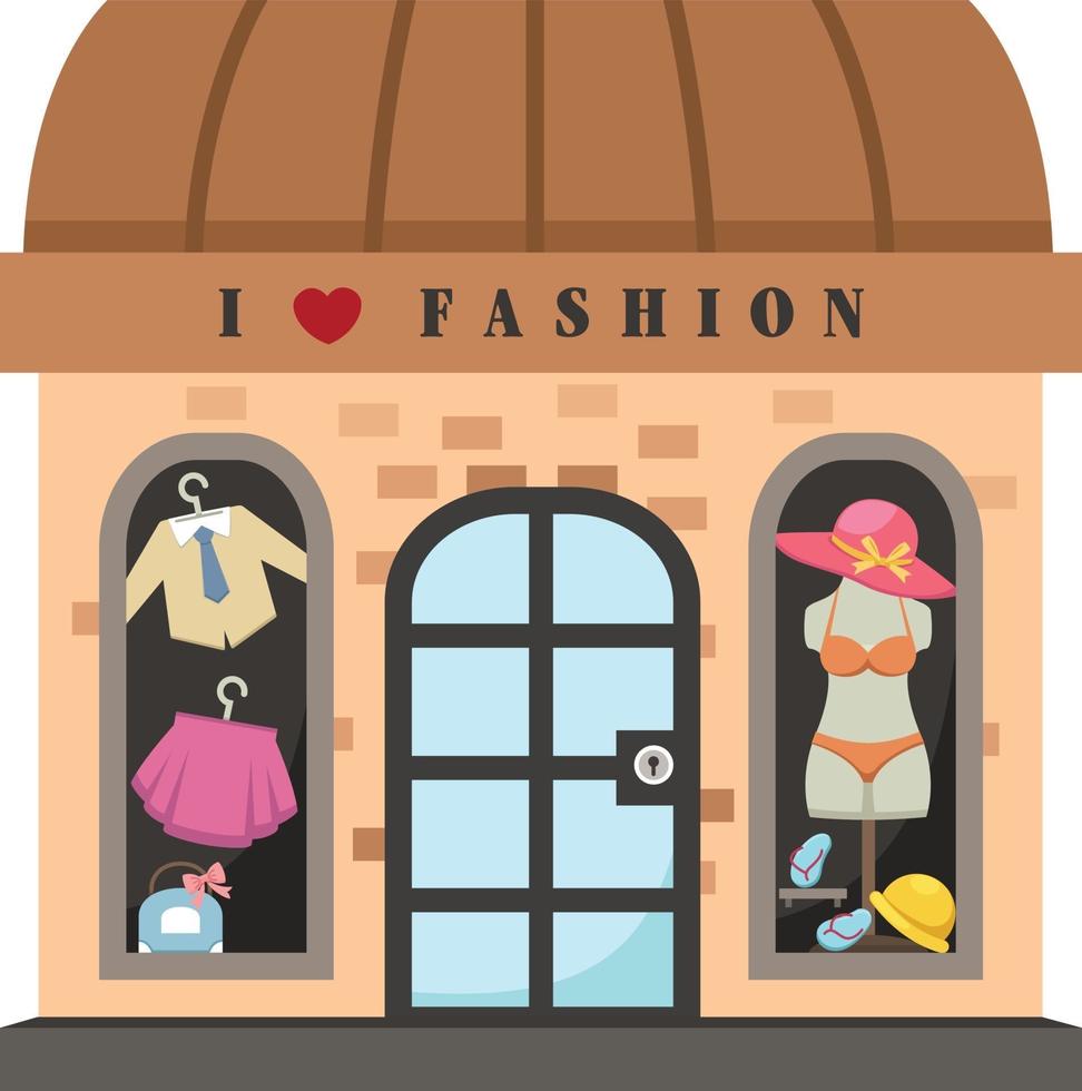 Clothing store vector