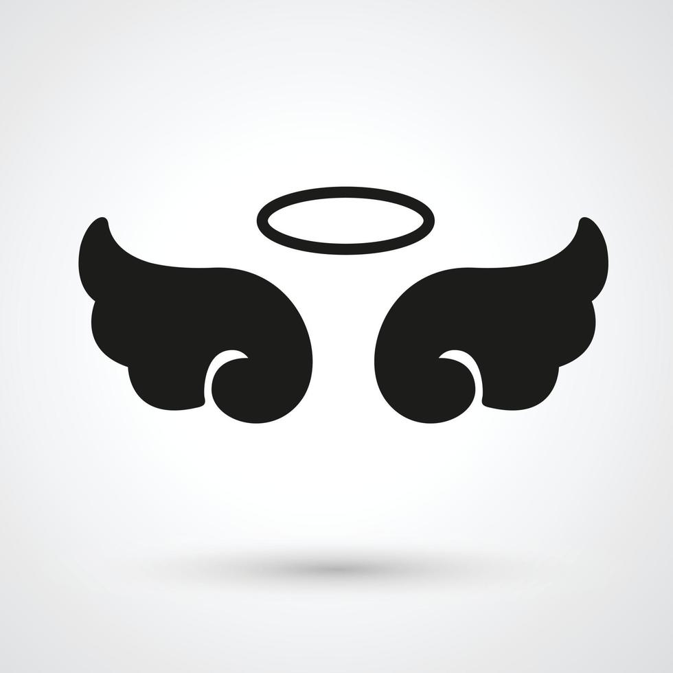wings icon vector