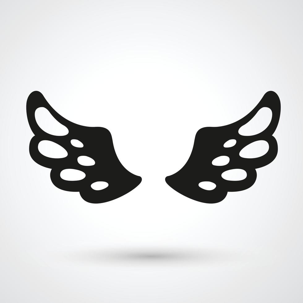vector icono de alas