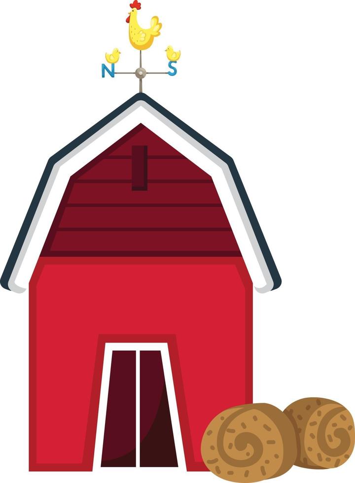 barn house vector