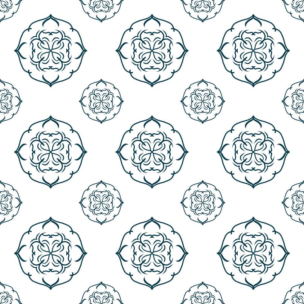 patrón de repetición sin costuras dibujado a mano, azulejos de patrón de repetición. vector