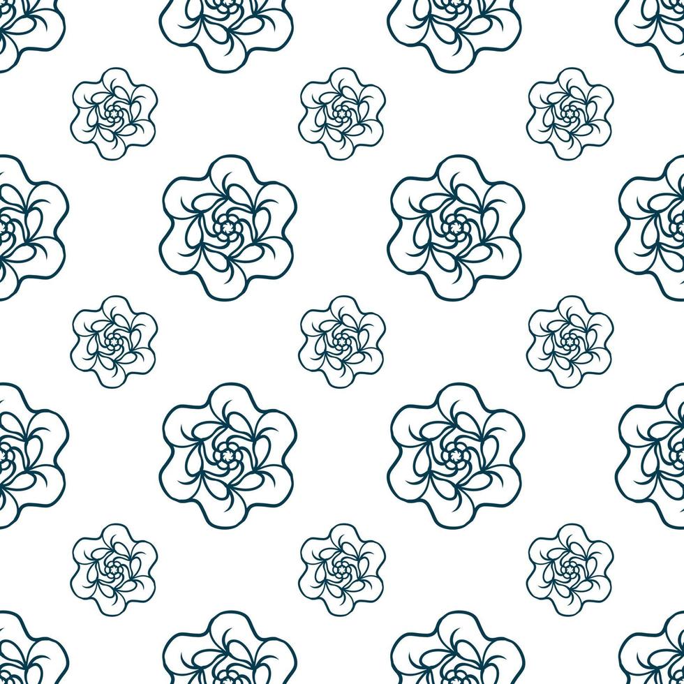 Hand-Drawn seamless repeat pattern, repeat pattern tiles. vector