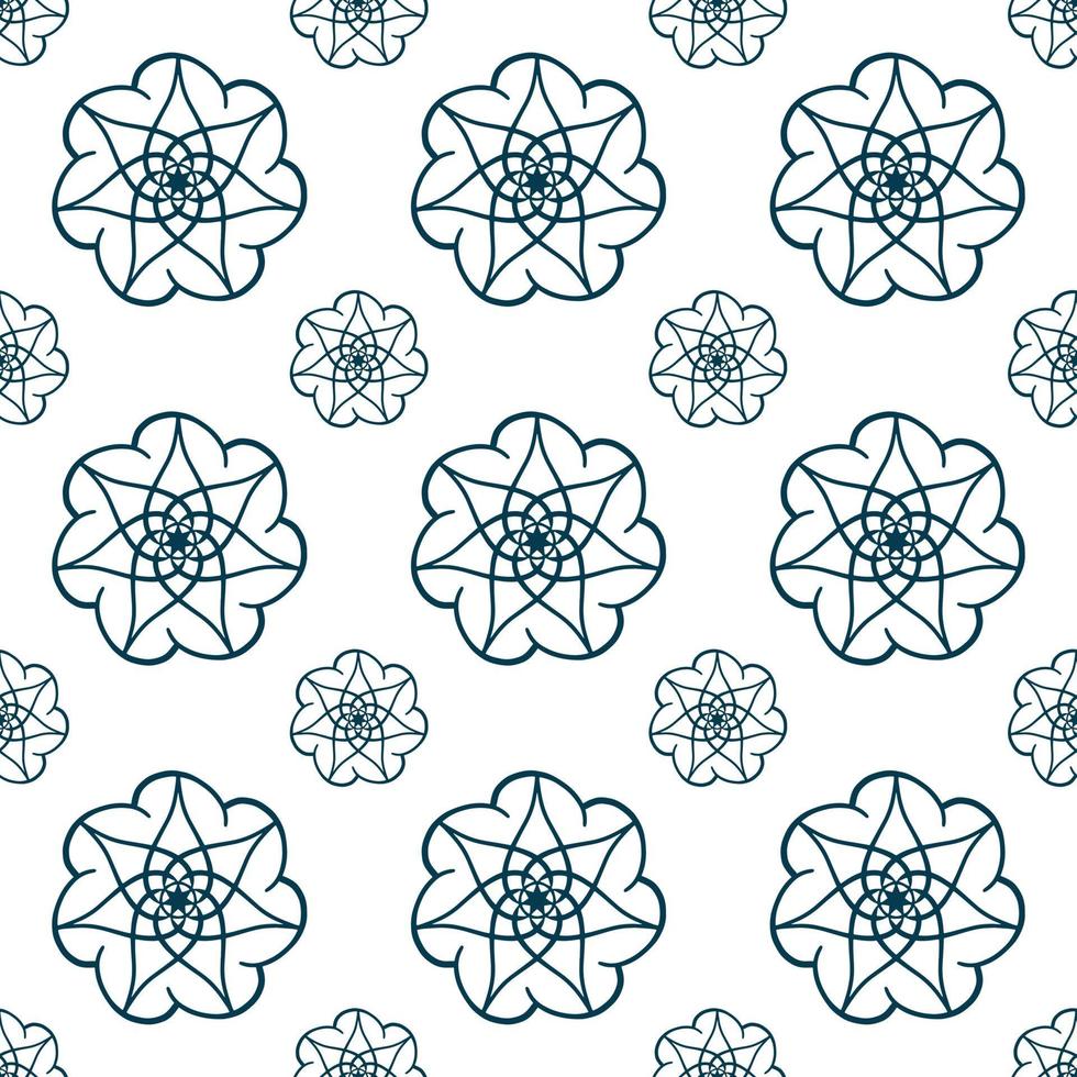 Hand-Drawn seamless repeat pattern, repeat pattern tiles. vector