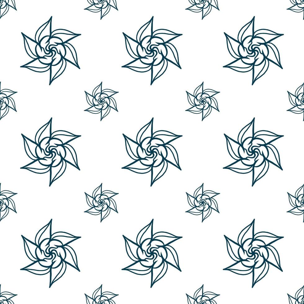 Hand drawn repeat pattern, seamless repeat pattern. vector