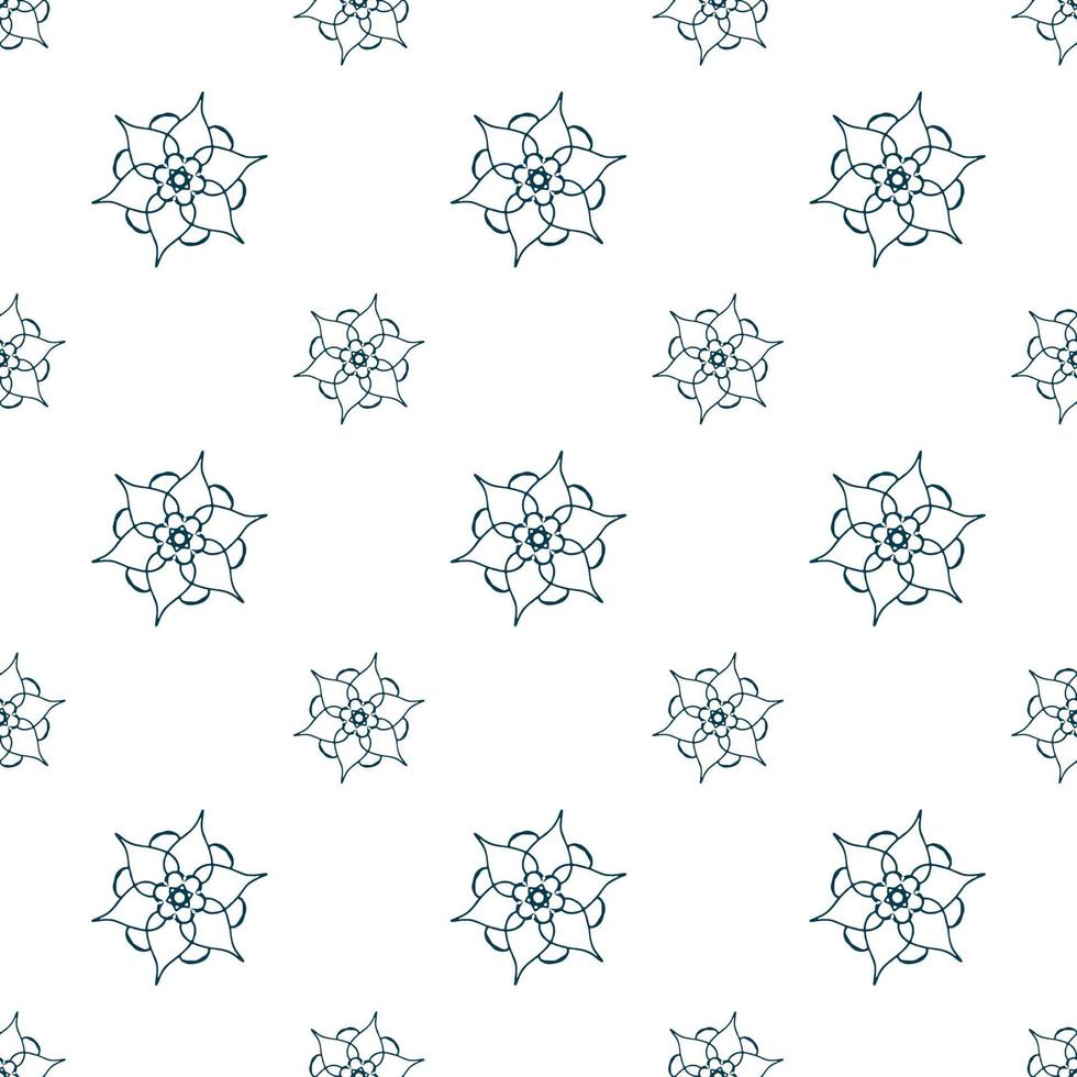Hand drawn repeat pattern, seamless repeat pattern. vector
