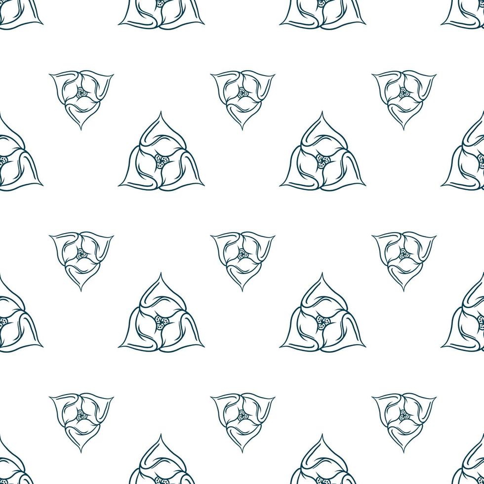 Hand drawn repeat pattern, seamless repeat pattern. vector