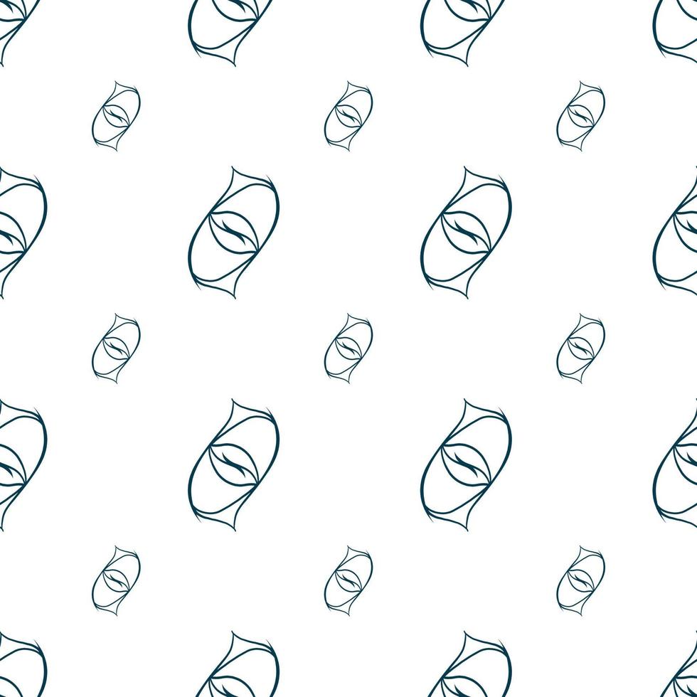 Hand drawn repeat pattern, seamless repeat pattern. vector