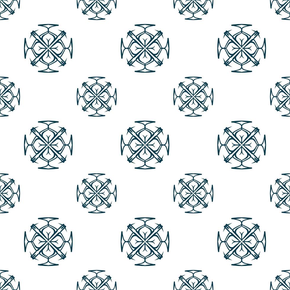 Hand drawn repeat pattern, seamless repeat pattern. vector