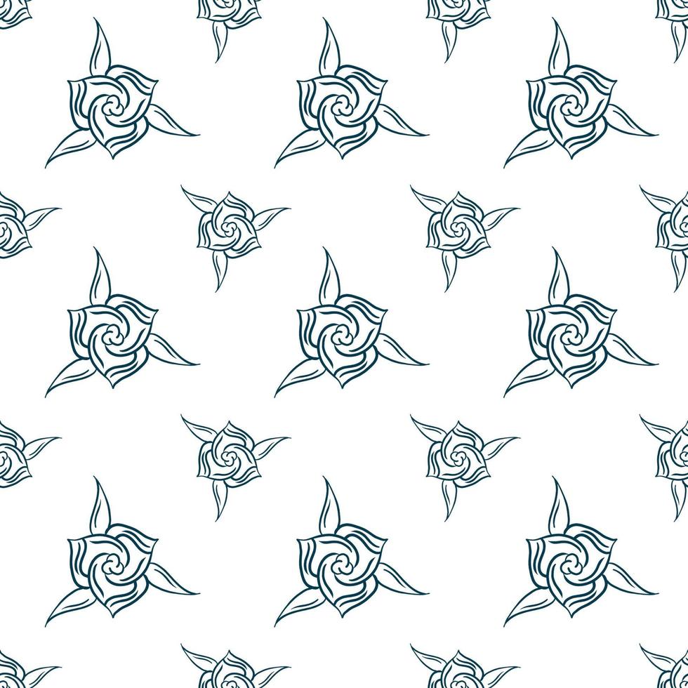 Hand drawn repeat pattern, seamless repeat pattern. vector