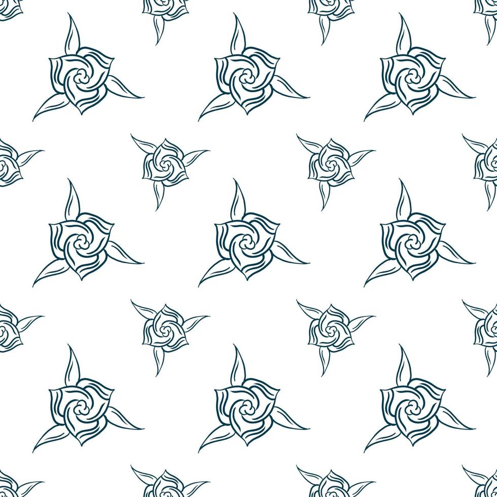 Hand drawn repeat pattern, seamless repeat pattern. vector