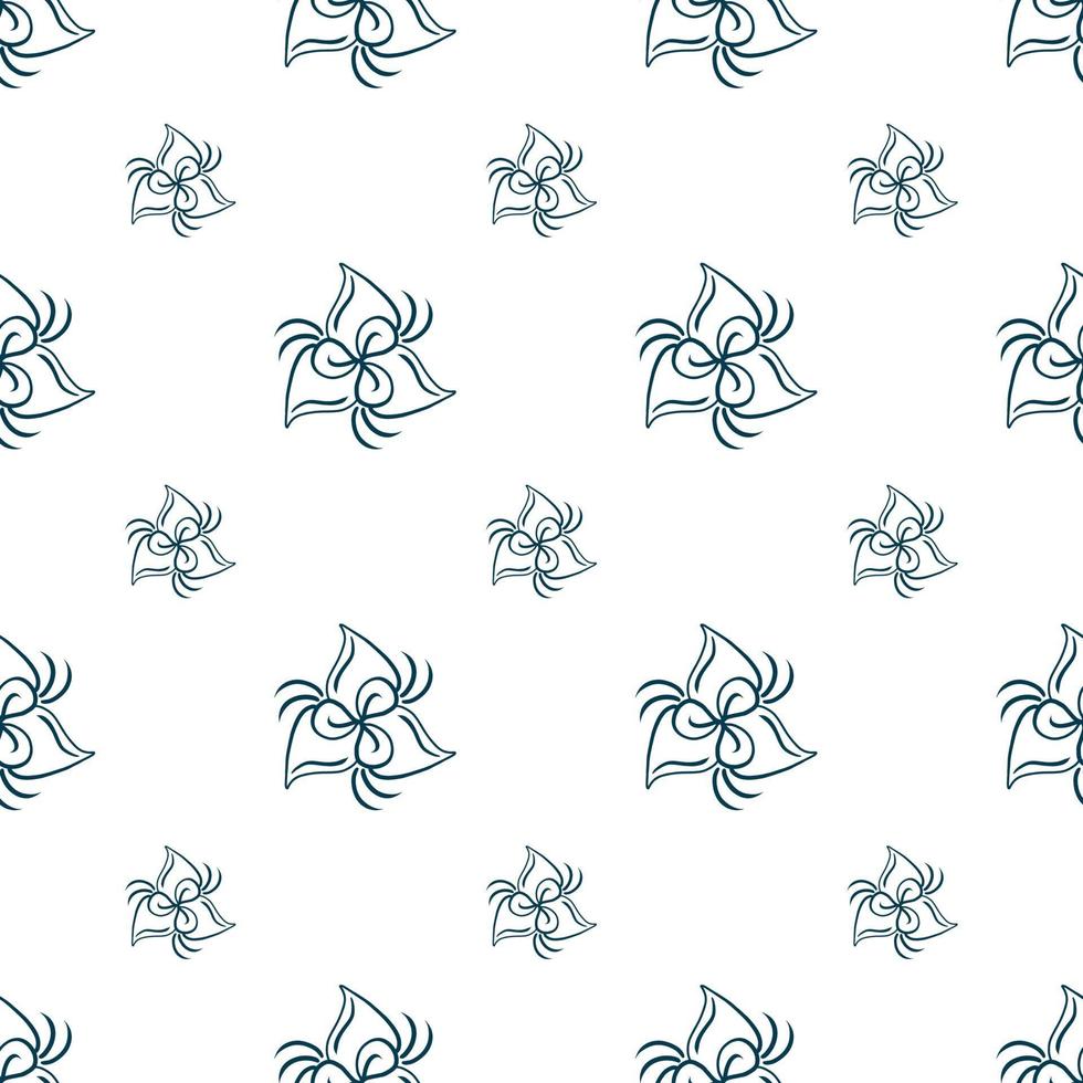 Hand drawn repeat pattern, seamless repeat pattern. vector