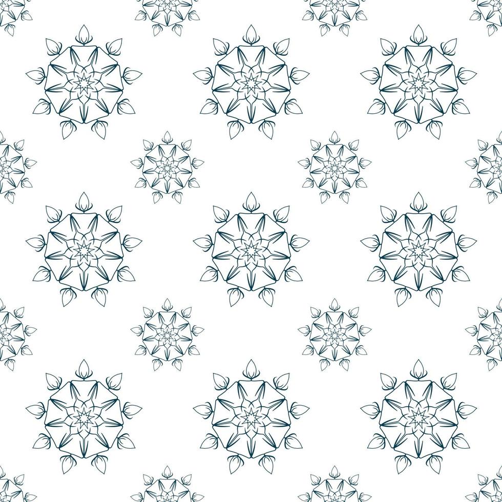 Hand drawn repeat pattern, seamless repeat pattern. vector