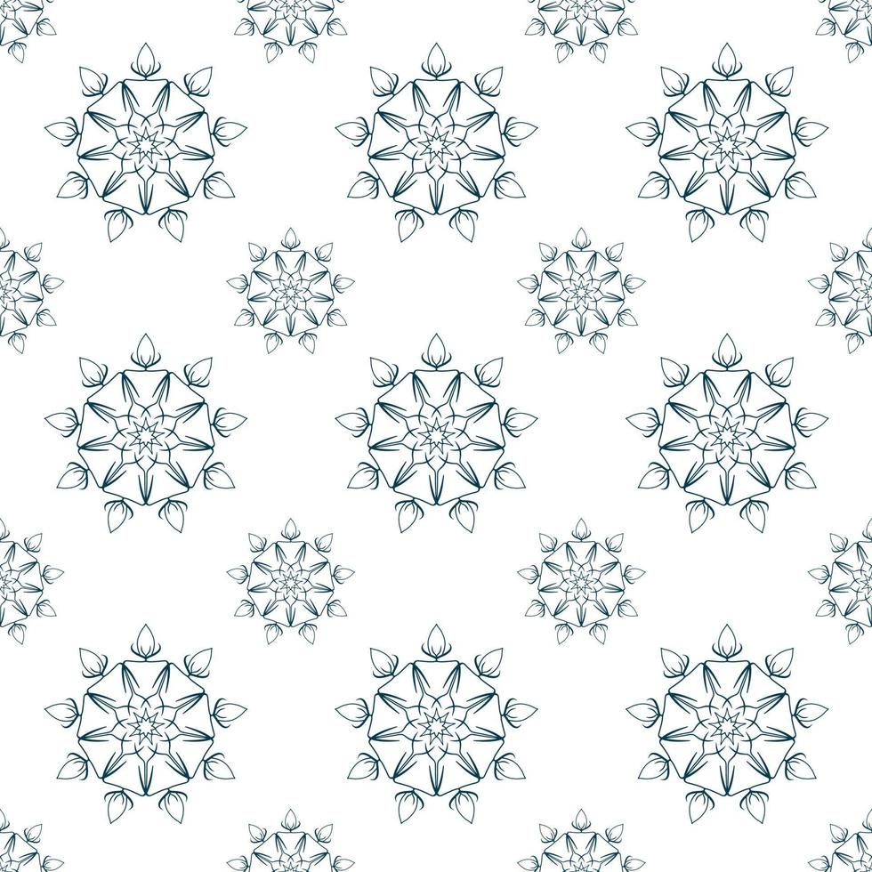 Hand drawn repeat pattern, seamless repeat pattern. vector