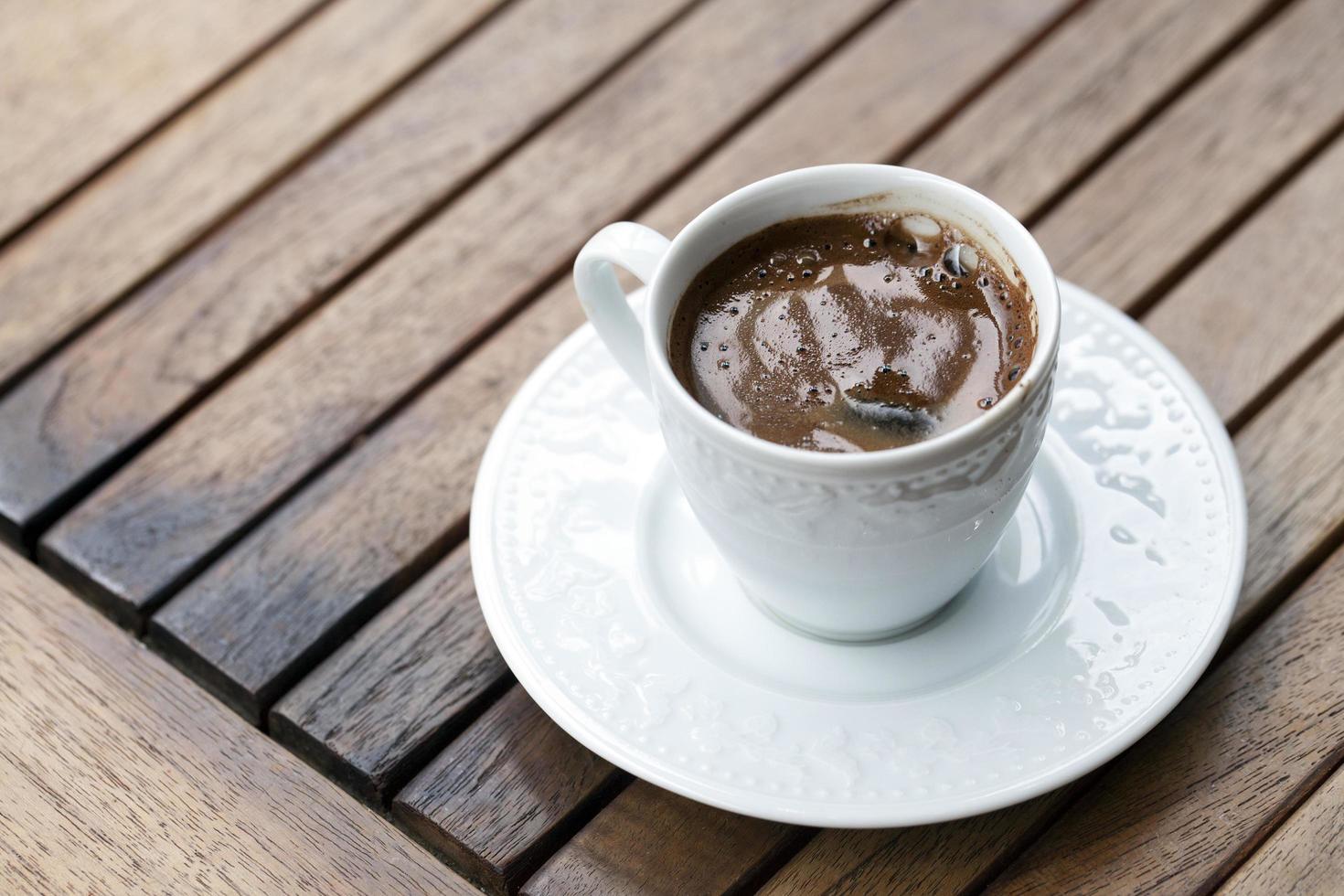 bebida tradicional de anatolia café turco foto