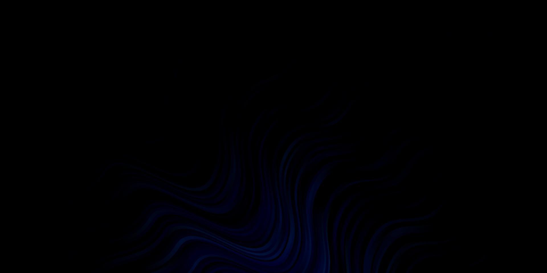 Dark BLUE vector background with bent lines.