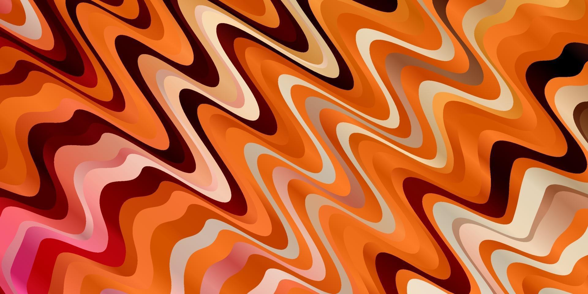 Light Red, Yellow vector template with curves.
