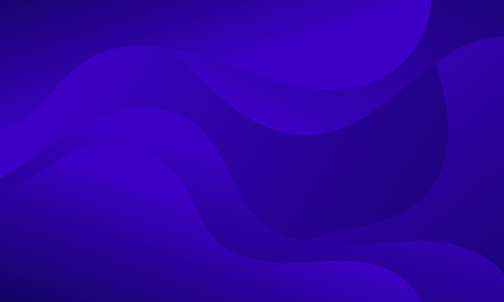 Abstract Blue Fluid Wave Background vector