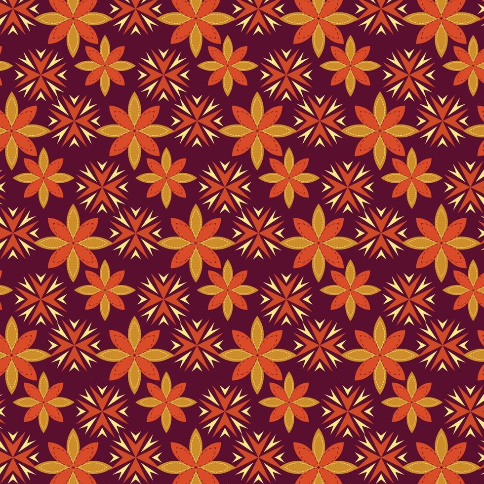 patrón tradicional de batik indonesio vector