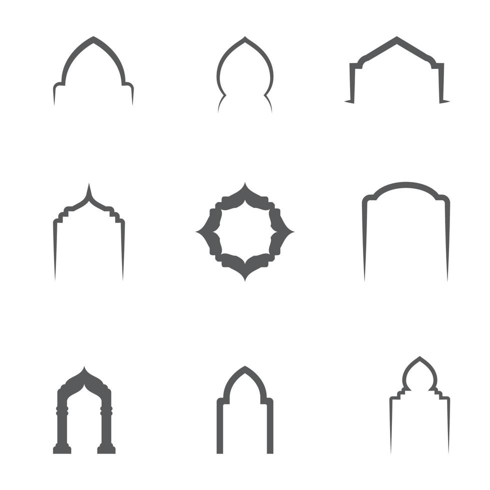 Mosque Logo Template vector symbol illustration design