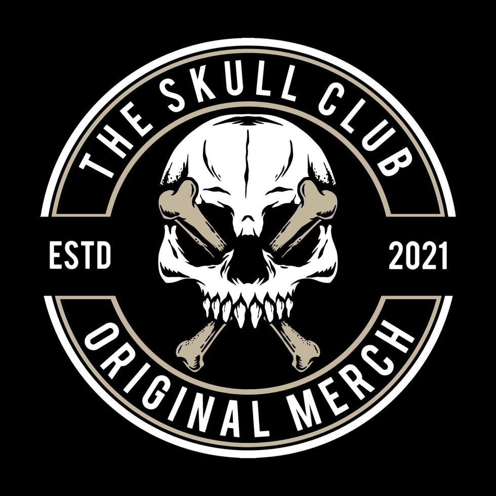 The Skull Club vector