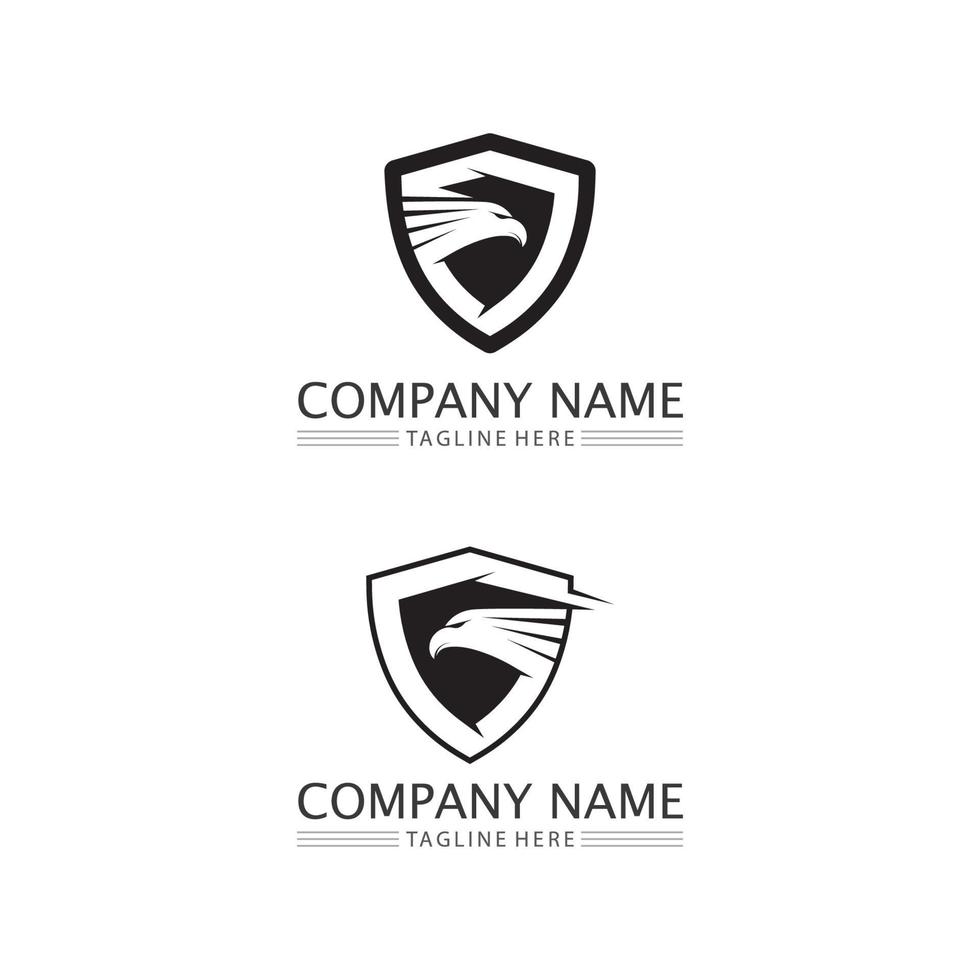 Falcon AND EAGLE  Logo Template vector birds
