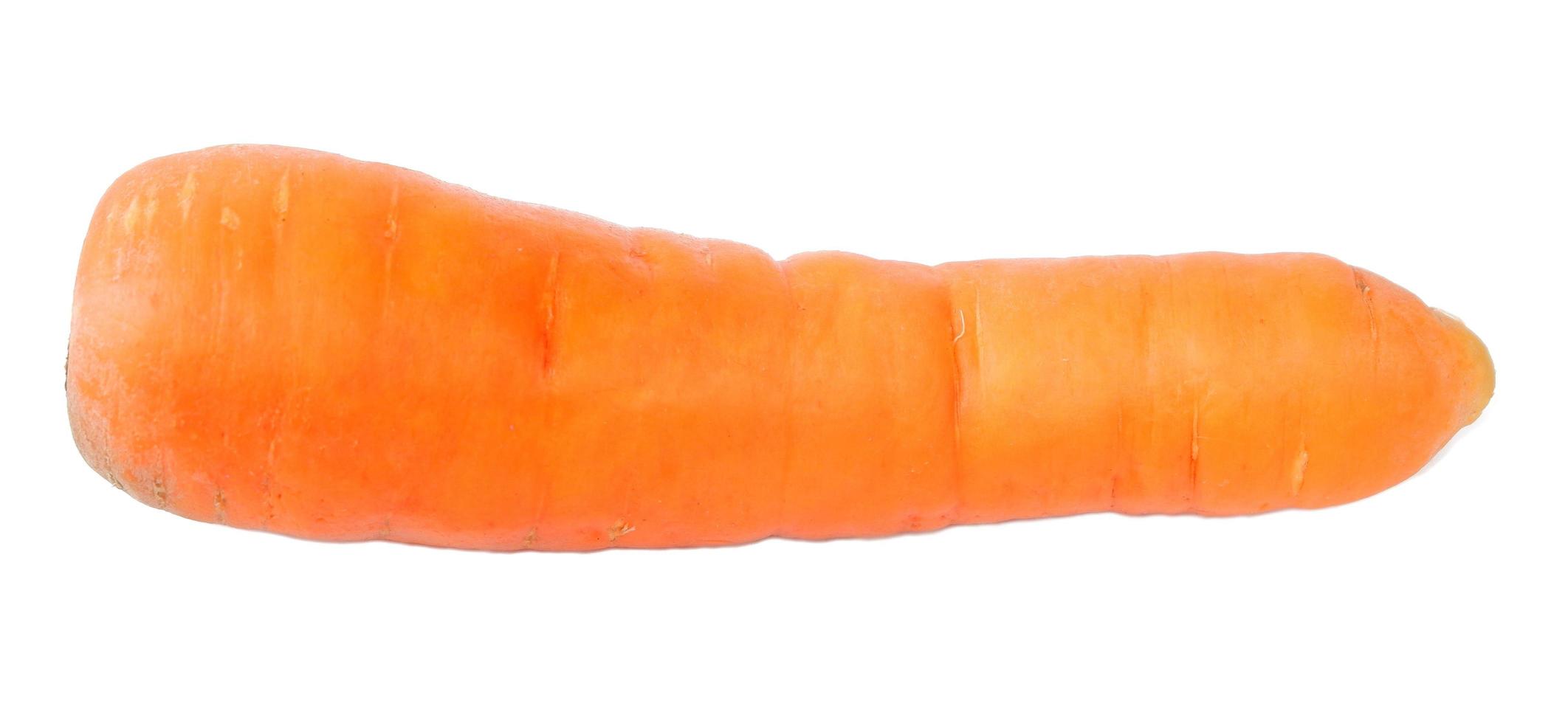 Carrot isolated on white background photo