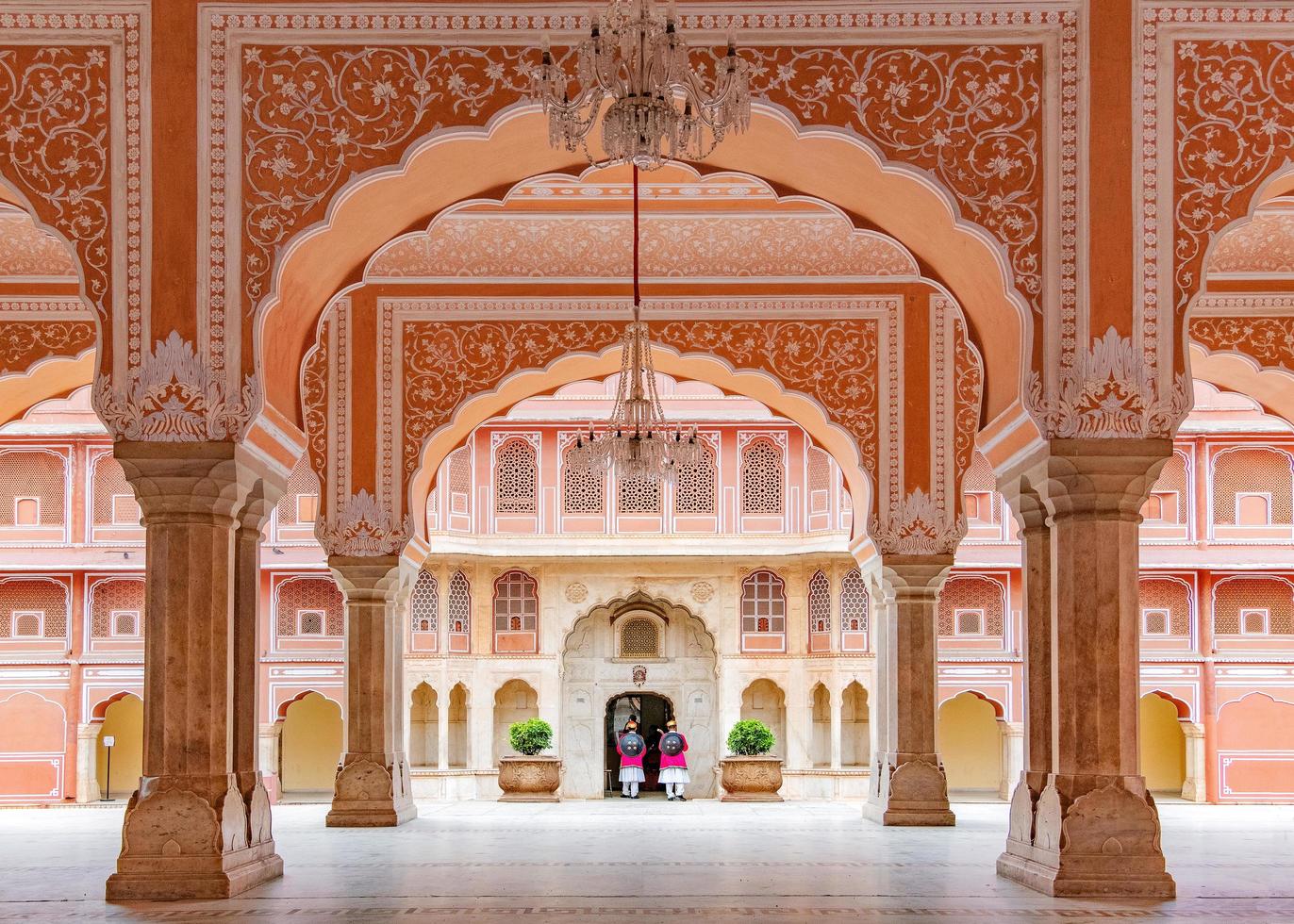 palacio de la ciudad de jaipur en la ciudad de jaipur foto